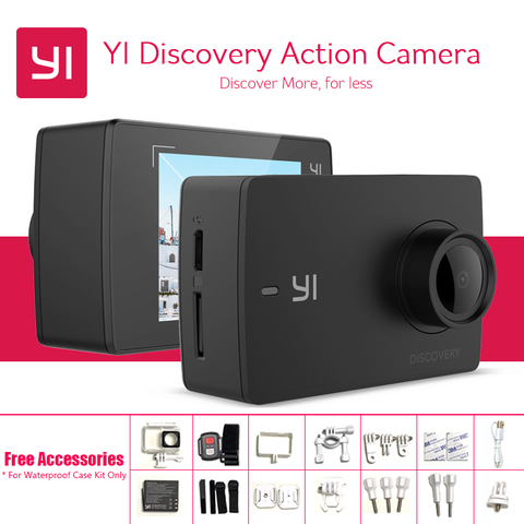 Noordoosten Generator Opvoeding International YI Discovery Action Camera Interpolated 4K 20fps 8MP 16MP  Waterproof WIFI 1080P 60fps Touch Screen Sports Camera - Price history &  Review | AliExpress Seller - yi authorised Store | Alitools.io