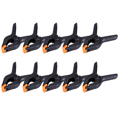 10pcs/lot 4inch Plastic Nylon Clamps for Woodworking DIY Wood Working Tools Spring Clamp Jig Clips Grampo Marceneiro ► Photo 1/6