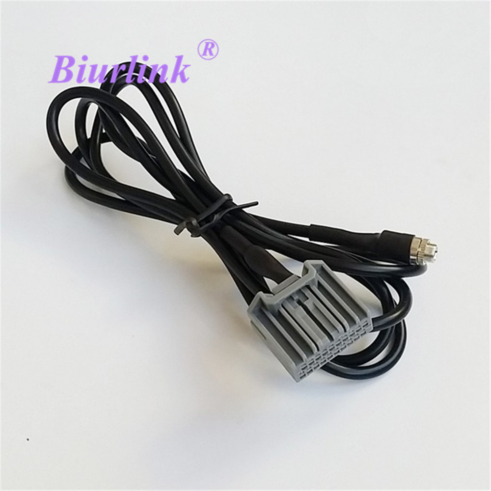 Biurlink Car Stereo Female 3.5mm Jack Aux Input Cable Adapter For