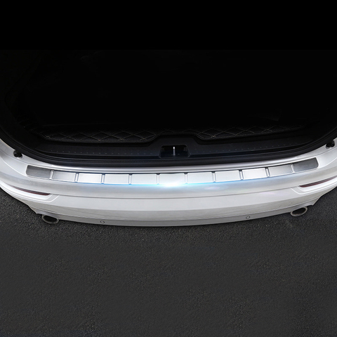 For Volvo XC90 2015 2016 2017 2022 Stainless Steel Outer Rear Bumper Guard Plate Cover Trim 1pcs Car Styling Accessories ► Photo 1/6