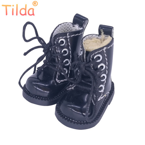 Tilda 1/8 Doll Boots Toy Shoes For Blythe Pullip Dolls,4cm Boots Shoes for Blyth EXO Korea KPOP 15cm Plush Doll Accessories ► Photo 1/6