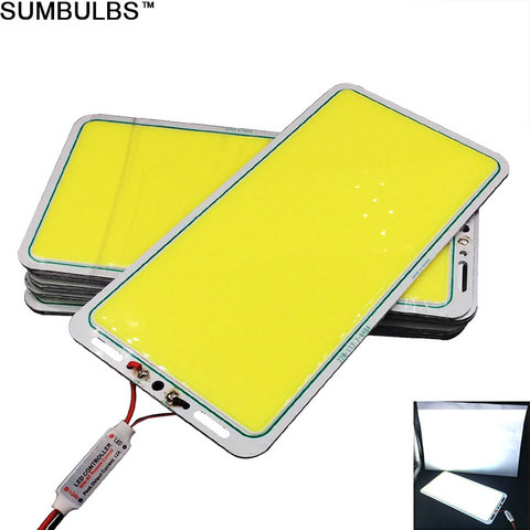 [Sumbulbs] Ultra Bright 70W Flip LED COB Chip panel Light 12V DC Fishing Rod Lamp Cold White for Outdoor Camping Lighting Bulb ► Photo 1/6