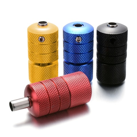 25MM Aluminum Alloy Tattoo Grip With Back Stem 25mm Handle Grip Tattoo Tube Tip Kit Multi Color Free Shipping ► Photo 1/6