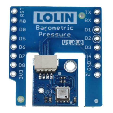 Barometric Pressure Shield V1.0.0 for LOLIN (WEMOS) D1 mini HP303B I2C digital pressure sensor module DPS310 compatible ► Photo 1/5