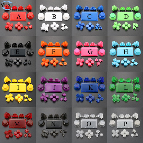 YuXi Full Set Joysticks Dpad R1 L1 R2 L2 Direction Key ABXY Buttons jds 040 jds-040 For Sony PS4 Pro Slim Controller ► Photo 1/6