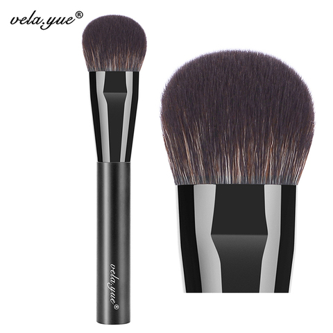vela.yue Cheek Finish Brush Face Blush Highlighter Contour Blending Makeup Brush ► Photo 1/6