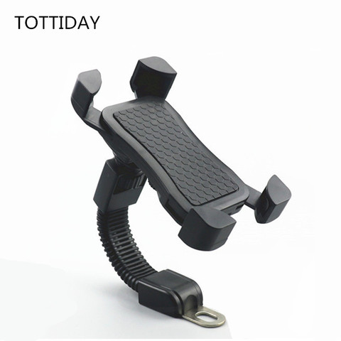 Motorcycle Mobile Phone Holder Stand Motorbike Rearview Mirror CellPhone Mount E-Bike GPS Bracket Support for Smartphones ► Photo 1/6