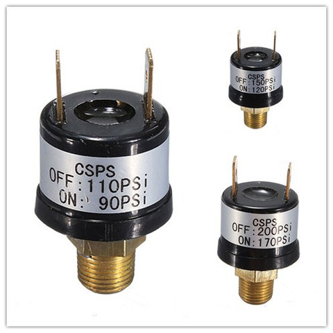 12V 3.5A Horn Compressor Air Pressure Switch Rated 90-110PSI 120-150PSI 170-200PSI ► Photo 1/6