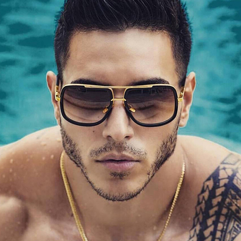 Sun Glasses Expensive Male Sunglasses New Luxury Oversized Men