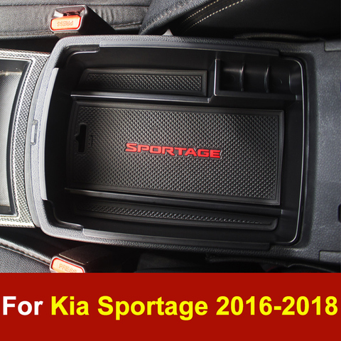 Car Central Console Armrest Box Storage Container Organizer Holder Tray For Kia Sportage 4 2016 2017 2022 Accessories ► Photo 1/6