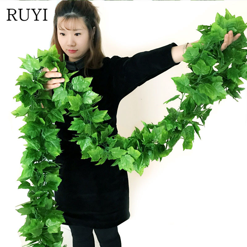 210cm Fake Ivy Garland Plant Wall Hanging for Home Decoration, Wedding