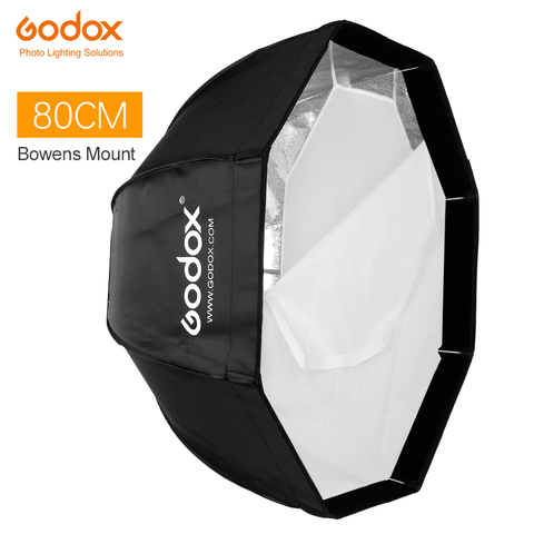 Godox  SB-UE 80cm 31.5in Portable Octagonal Umbrella Softbox with Bowens Mount for Godox Studio Flash DE300 DE400 SK300 SK400 ► Photo 1/6