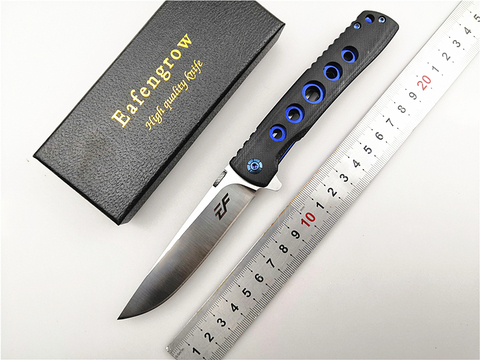 Sharp Folding Pocket Knife Eafengrow EF27 G10 Handle d2 Blade Outdoor/Camping/Hunting/Knife Utility/Survival/EDC/Garden/Knife ► Photo 1/6