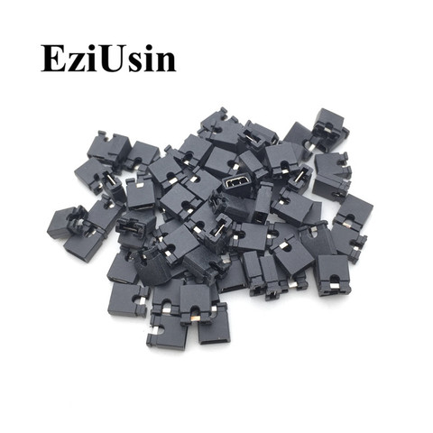 200pcs Pin Header Jumper blocks Connector 2.54 mm for 3 1/2 Hard Disk Drive, CD/DVD Drive, Motherboard and/or Expansion Card ► Photo 1/3