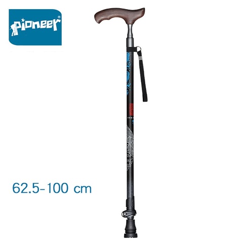 Pioneer 1 Pcs Elderly Lightweight Adjustable Carbon Fiber Walking Cane Stick With Comfortable T Handle Quick Lock, Parents Gift ► Photo 1/6