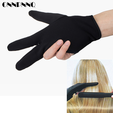 Hairdressing Three fingers anti-hot glove For Flat Iron Heat Resistant Hair Straightening Curling Glove Styling Household Gloves ► Photo 1/6