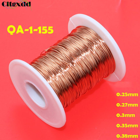 cltgxdd 0.25 / 0.27 / 0.3 / 0.35 / 0.38 mm New polyurethane enameled wire QA-1-155 copper wire 50 meters ► Photo 1/6