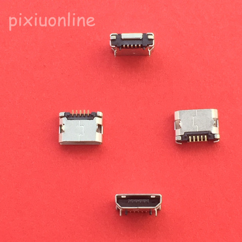10pcs G19Y Micro USB 5pin Female Connector for Mobile Phone Micro USB Charging Socket Straight Mouth Sale at a Loss Russia ► Photo 1/6