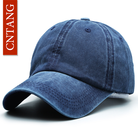 CNTANG Fashion Classic Casual Baseball Cap For Men Spring Summer Blank Caps Women Cotton Solid Snapback Brand Unisex Hats gorras ► Photo 1/6