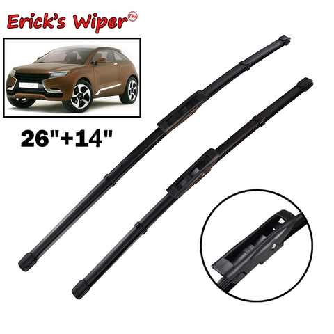 Erick's Wiper LHD Front Wiper Blades For Lada Xray 2015 2016 2017 2022 Windshield Windscreen Front Window 26