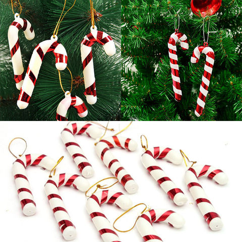 12pcs/lot New Christmas Candy Cane Xmas Tree Hanging Ornaments Home Party Decoration Home decor christmas decorations for home ► Photo 1/6
