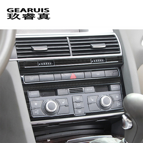 Car Interior Air Conditioning CD Control Panel Cover Trim Sticker