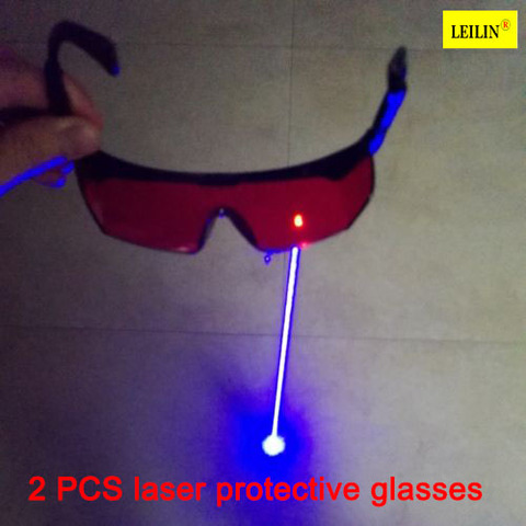 Protective Goggles High Quality PC lens 200-560 Laser Safety Glasses 2piece / package Radiation Ultraviolet welding glasses ► Photo 1/6