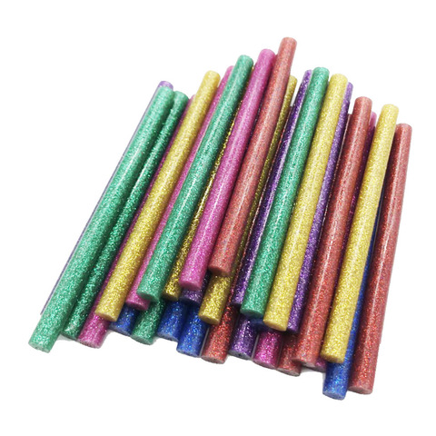 Mixed Color Hot Glue Sticks High Viscosity Electric Gun Silicone Craft Repair Power Tools DIY Hot Melt Sticks 30pcs/Lot ► Photo 1/6