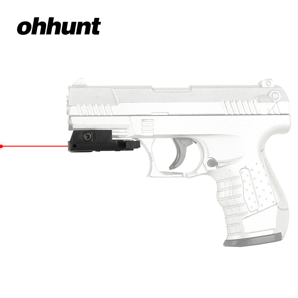 Mini Red Dot Laser Sight Low Profile Picatinny Weaver Rail for Pistol Rifle 20mm 