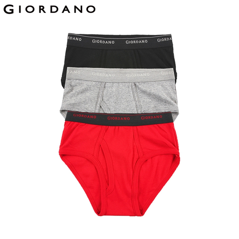 Giordano Men Underwear Basic Cotton  Soft Male Underwear 3pcs Sous Vetement Homme Ropa Interior Hombre Calzoncillos Marcas ► Photo 1/6