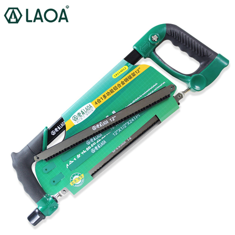 1PCS LAOA 12Inch Heavy Duty Wonder Saw Rubber Wrapped Aluminum Alloy Steel Saw Frame Garden Hand Saw Hand Rip Saws ► Photo 1/6