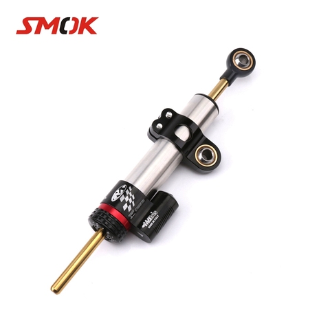 SMOK Universal Motorcycle Adjustable Steering Damper Stabilizer For Kawasaki Z750 Z800 Z1000 ER6N Yamaha R3 BMW S1000RR S1000XR ► Photo 1/1