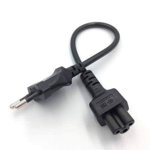 VED Plug Power cord,Schuko CEE7/16 Plug to IEC 320 C5 Micky Power Cable For Notebook Power Supply,Short VDE Power Adaptor Cord ► Photo 1/2
