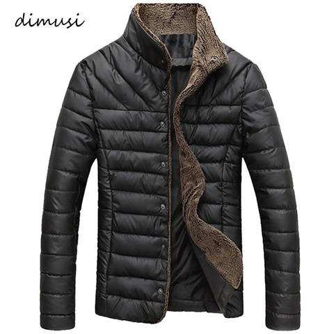 DIMUSI Winter Jacket Men's Fleece Thick Warm Jacket Parkas Men Padded Winter Coats Fashion Mens Brand Clothing 4XL,TA108 ► Photo 1/6