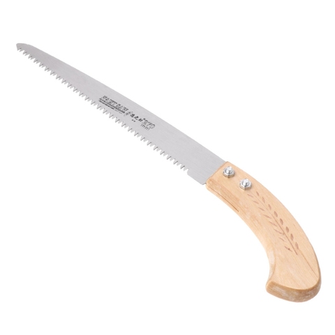 270mm Pruning Saw 3 Cutting Edges 65 Mn Woodworking Garden Tool with Wood Handle ► Photo 1/6