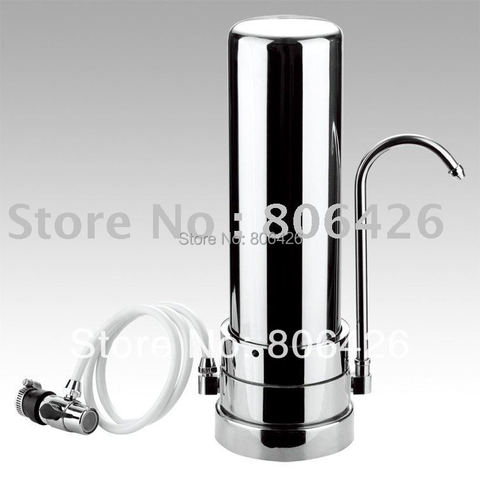 countertop tap water filter/purifier,tap faucet filter/water treatment with PP combined UDFcartridge+universal faucet connector ► Photo 1/4