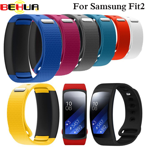 Wristband Luxury sport Silicone Watch Replacement Band wrist Strap watchband For Samsung Gear Fit 2 Fit2 SM-R360 Smartwatch S L ► Photo 1/6