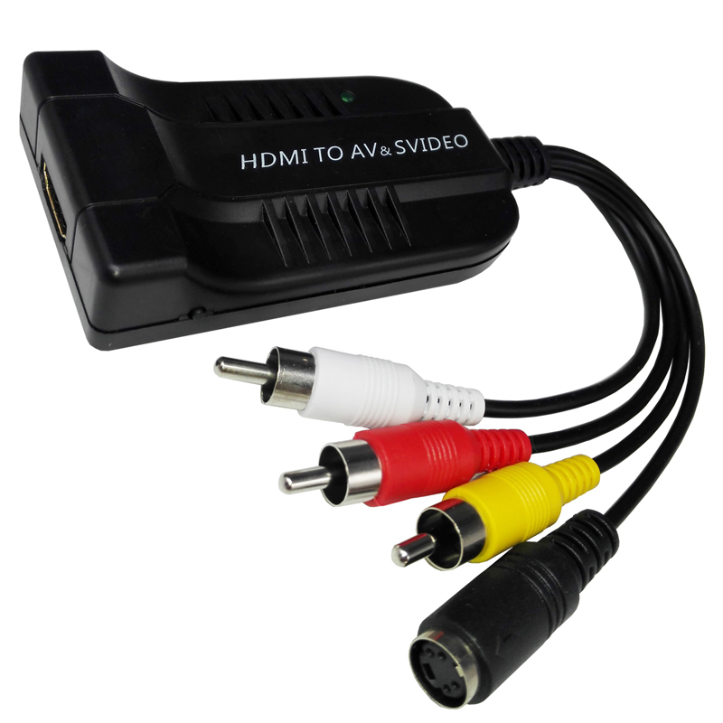 Ord Jobtilbud uendelig HDMI to AV CVBS S-video Converter Adapter Composite R L Audio High  Definition Multimedia Interface1080P Video Converter Box - Price history &  Review | AliExpress Seller - WIISTAR-VIDEO Store | Alitools.io