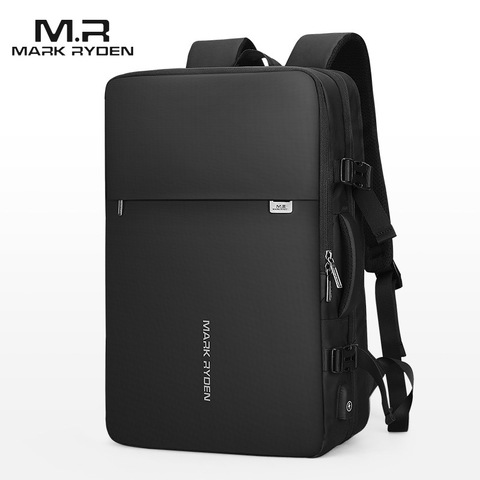 Mark Ryden Man Backpack Fit 17 Inch Laptop USB Charging Multi-layer Space Travel Bag Business Male Anti-Theft Mochila ► Photo 1/6