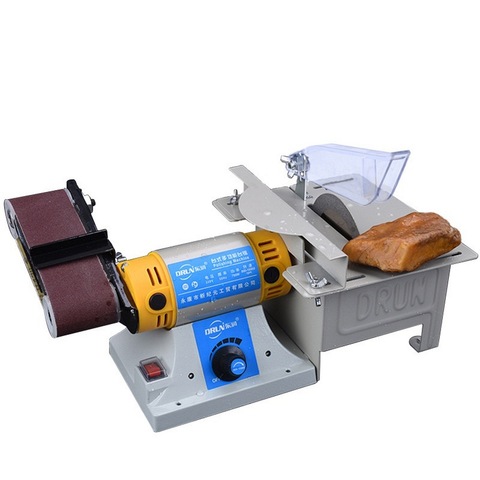 220V DIY Sander Desktop Multifunction Belt Sander Jade Table Saw Mill Woodworking Polishing Cutting Machine knife sharpener Y ► Photo 1/1