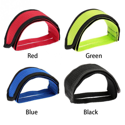 2pc Nylon Bicycle Pedal Straps Toe Clip Strap Belt Adhesivel Bicycle Pedal Tape Fixed Gear Bike Cycling Fixie Cover ► Photo 1/6