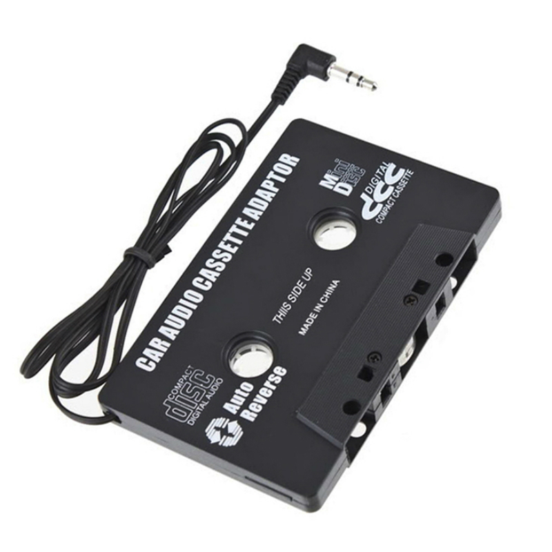Converter Audio Car Plug 3.5mm Jack Cassette Tape Adapter CD Player AUX Cable
