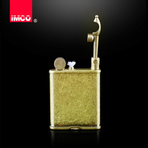 Austria original IMCO metal gasoline kerosene brass lighters, thin retro cigarette lighter ► Photo 1/5
