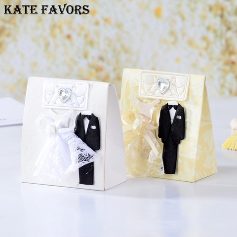 Bride And Groom Gifts / Buy Online Wedding Favors And Gifts Box Fashion Bride And Groom Dress Suit Box Wedding Boxes Favour Boxes 12pcs Alitools : Bride and groom engagement gift box, his and her tumbler, his and her ring dish, couples engagement gift, bride and groom gift.