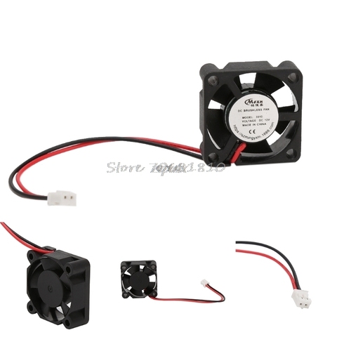 12V 3010 fan 30*30*10mm 3010s DC small fan cooling extruder 2-wire For 3d printer accessories part  Drop ship ► Photo 1/5
