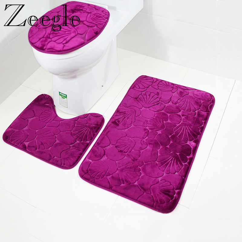 4PC/Set Non Slip Bathtub Mat Bathroom Mat Rug Plastic Bath Shower Floor  Carpet