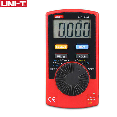 UNI-T UT120A Pocket Size Stype Digital Multimeter Frequency Diode Auto Range Easy Carry ► Photo 1/6