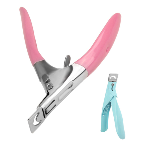 False Nail Tips Trimmer Manicure Clipper Cutter Nail Tool Stainless Steel Acrylic UV Gel Nail Clipper Scissors Edge Cutter Tips ► Photo 1/6