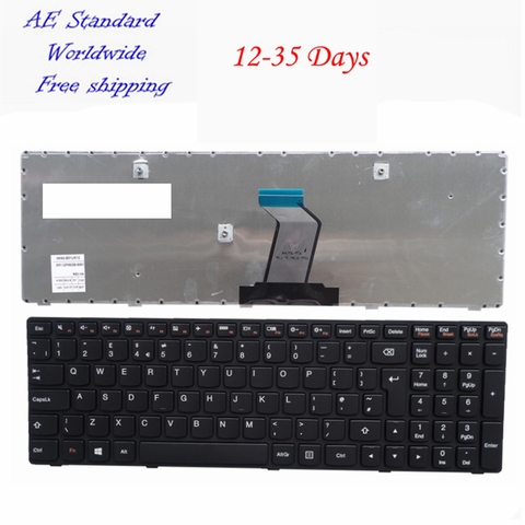 UK Black New Laptop keyboard For Lenovo G500 G510 G505 G700 G710 ► Photo 1/4