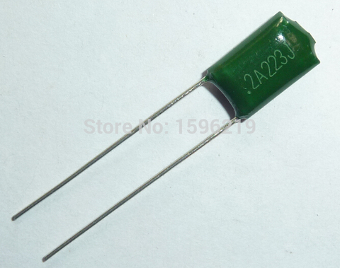 10pcs Mylar Film Capacitor 100V 2A223J 0.022uF 22nF 2A223 5% Polyester Film capacitor ► Photo 1/1